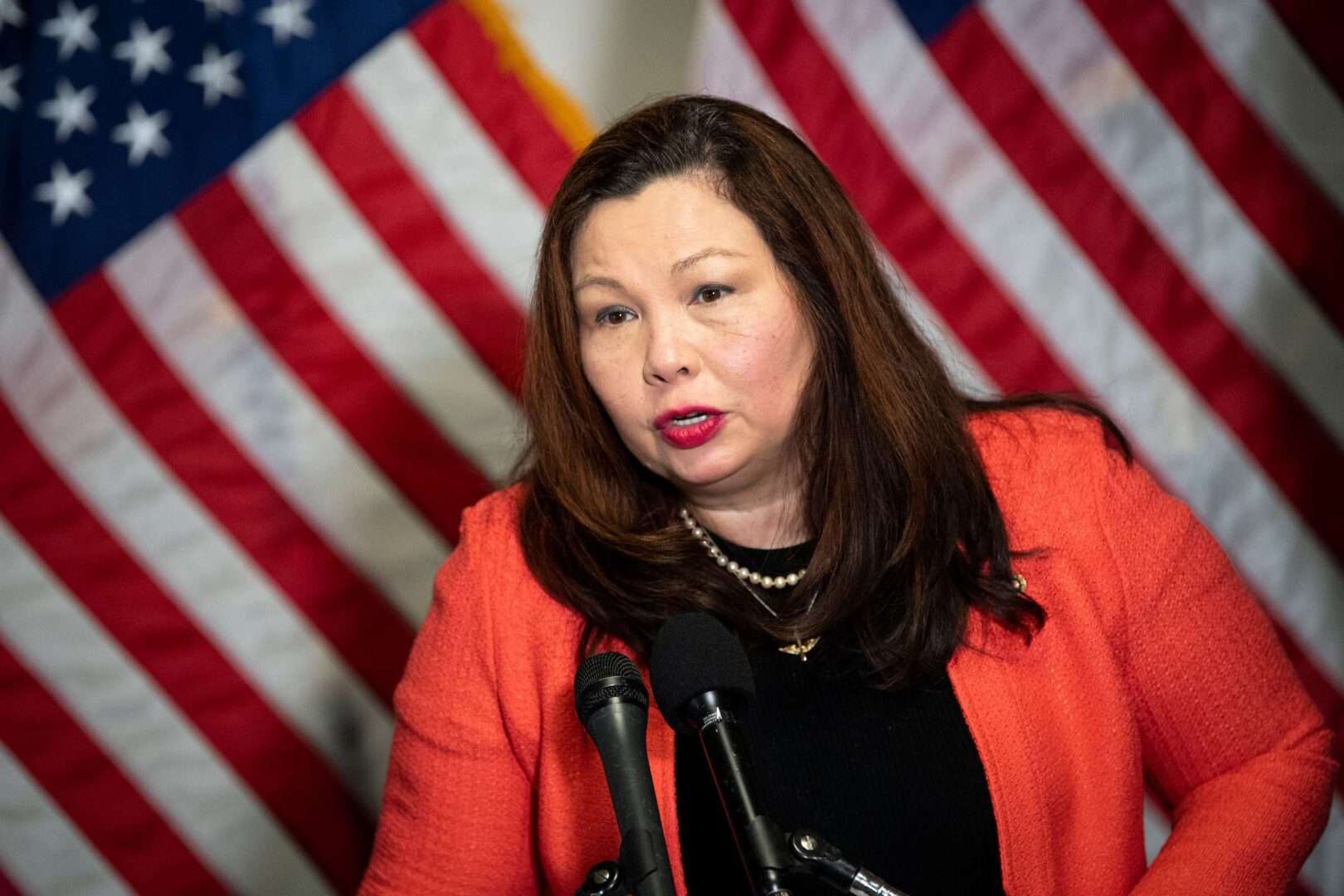 Sen. Tammy Duckworth, D-Ill., grew up in a military family that used food stamps at times, and she and others are working to reduce food insecurity among military families.