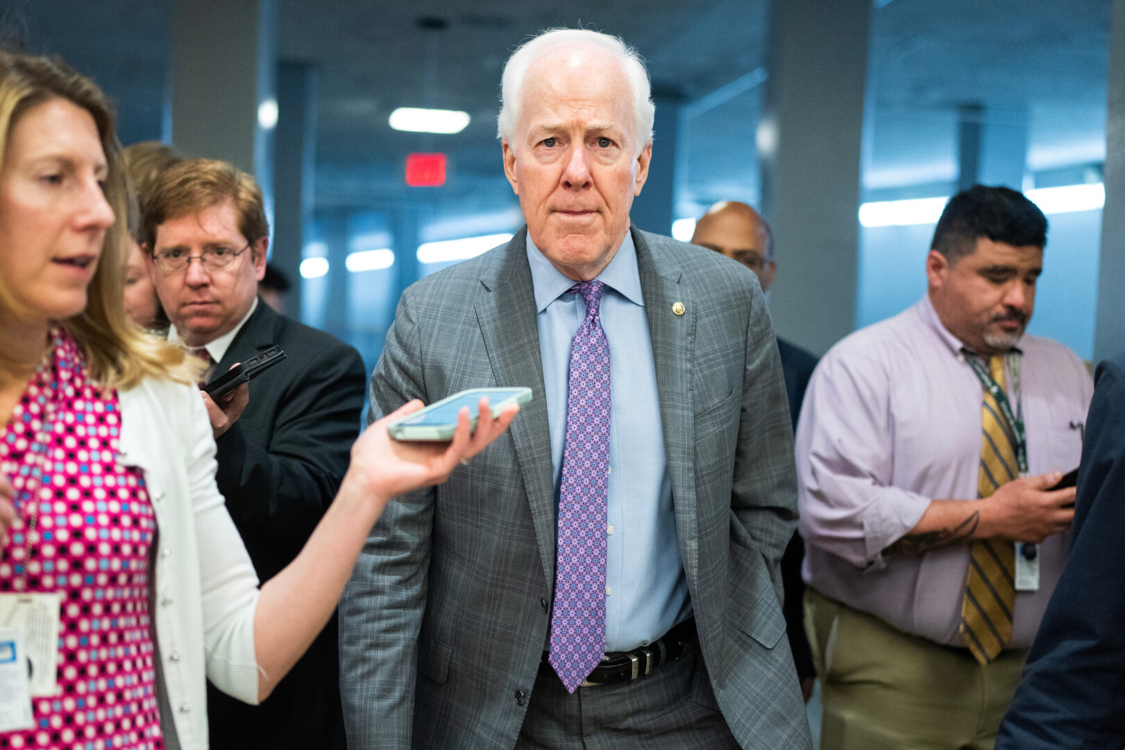 Sen. John Cornyn, R-Texas, filed a joint resolution to overturn a new rule, based on a 2022 law he helped negotiate, about background checks for gun sellers. 