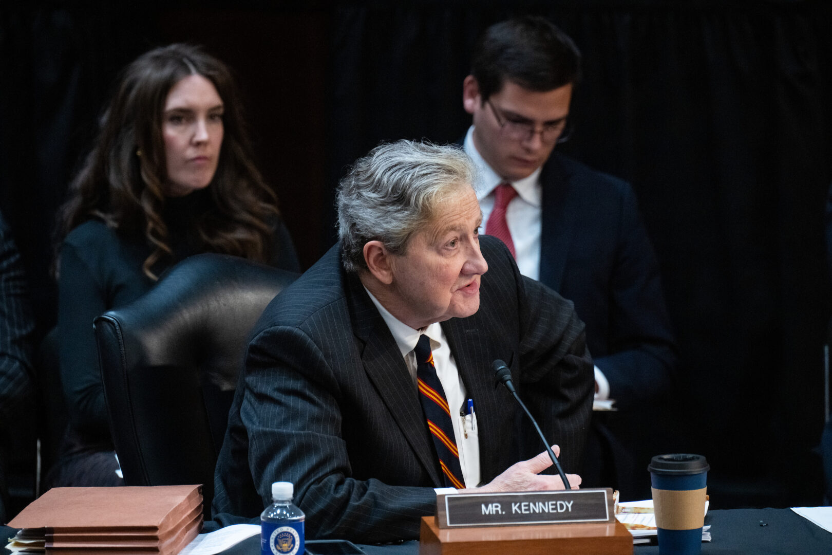 Sen. John Kennedy, R-La., said he'll block Energy and State department nominees over the permitting issue.