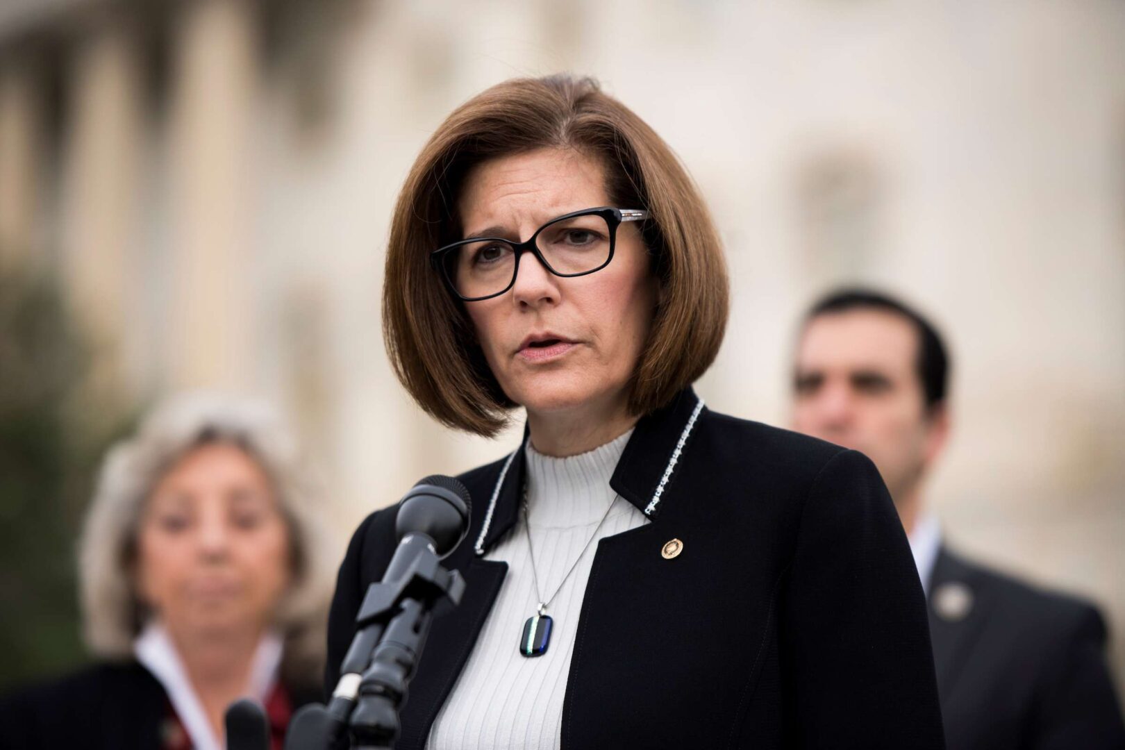 Nevada Democratic Sen. Catherine Cortez Masto went to the Senate floor this week to decry "misleading" ads in her state about the prescription drug provision.