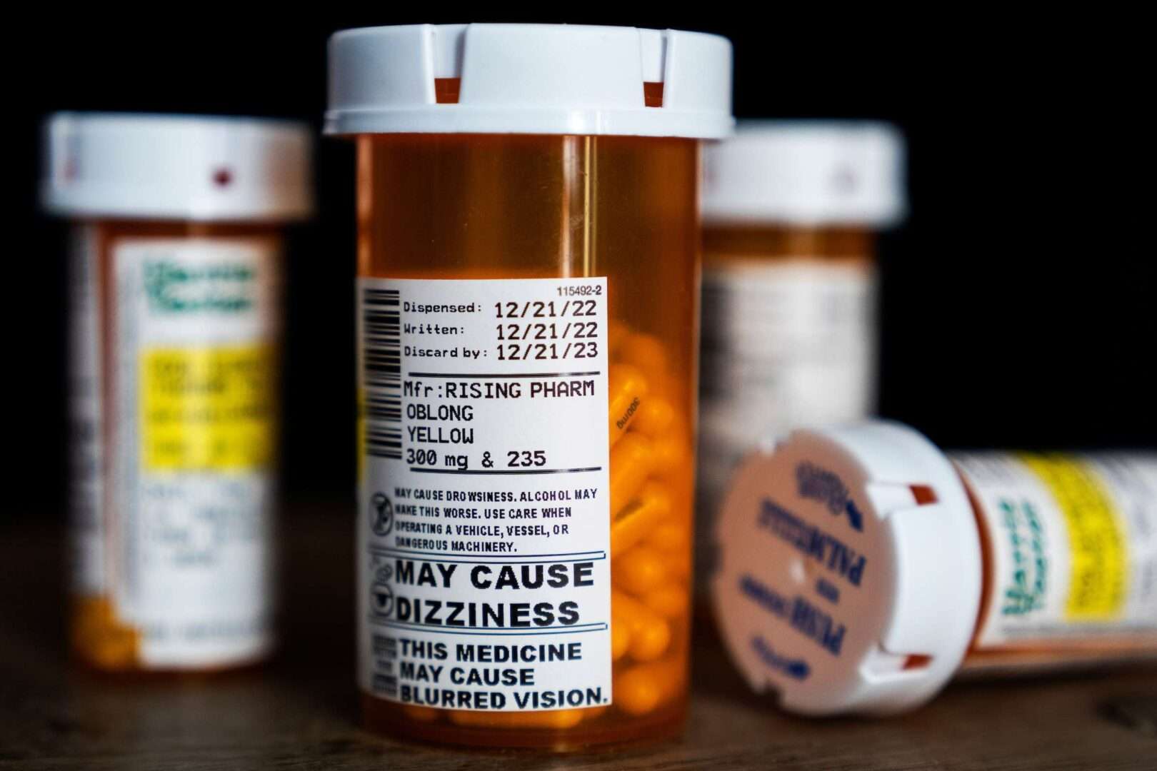 Prescription drugs are pictured in Washington, D.C., on Dec. 26, 2022. 