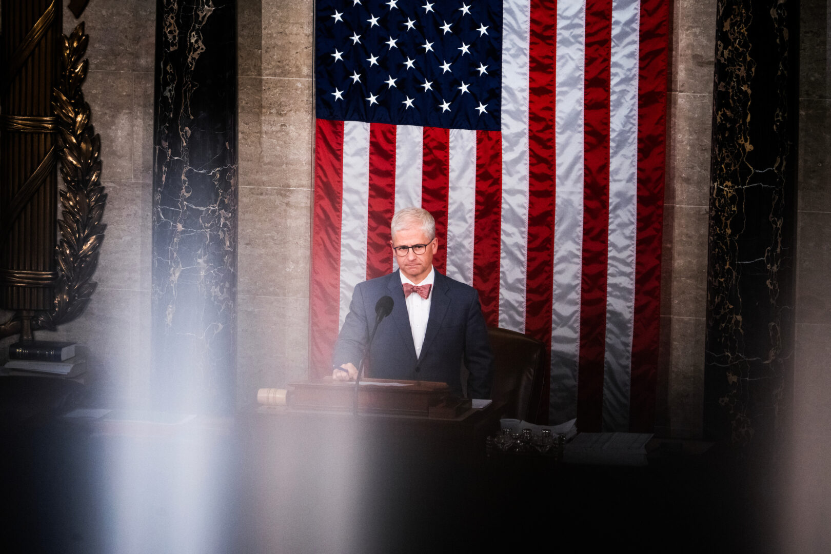 Speaker Pro Tempore  Patrick McHenry, R-N.C. presides during an Oct. 18 ballot as the House sought to choose a new speaker.